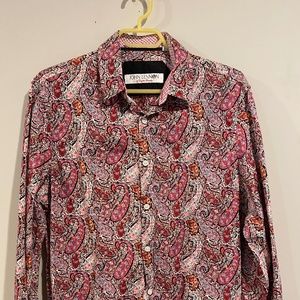English Laundry John Lennon Dress Shirt - Pink L